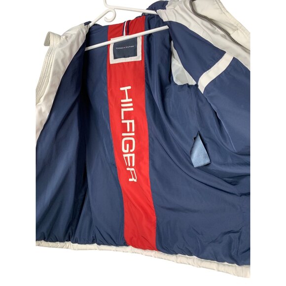 Tommy Hilfiger Mens White Puffer Jacket Size M - Picture 3 of 14